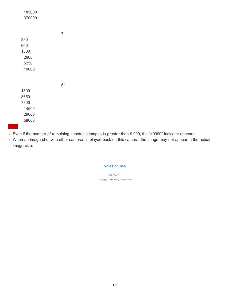 Sony DSC-H400 User Manual | Page 182 / 238