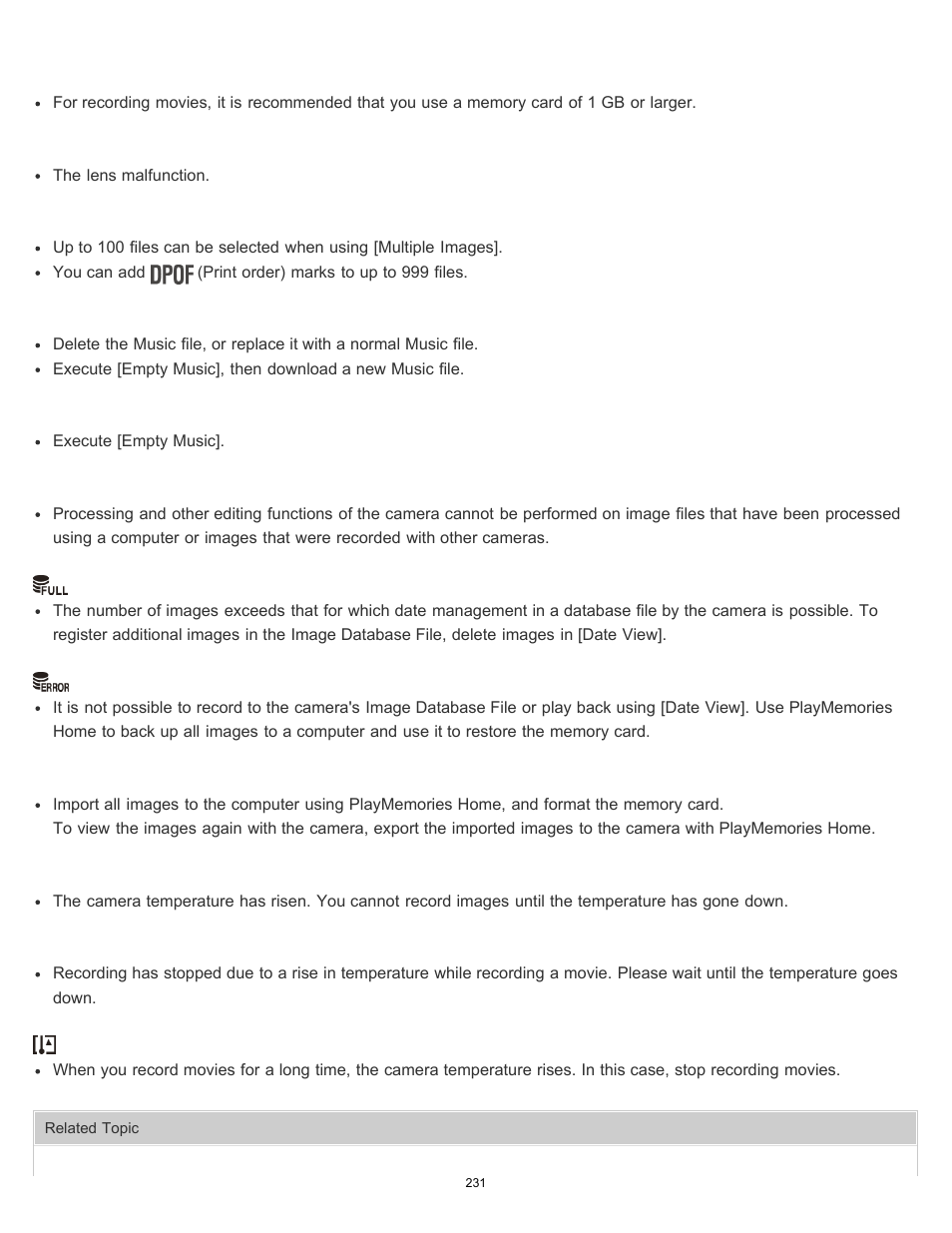 Sony DSC-H400 User Manual | Page 235 / 238