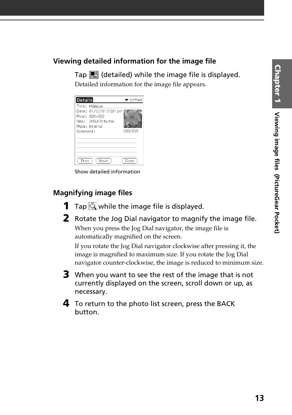 Sony PEG-N610C User Manual | Page 13 / 50