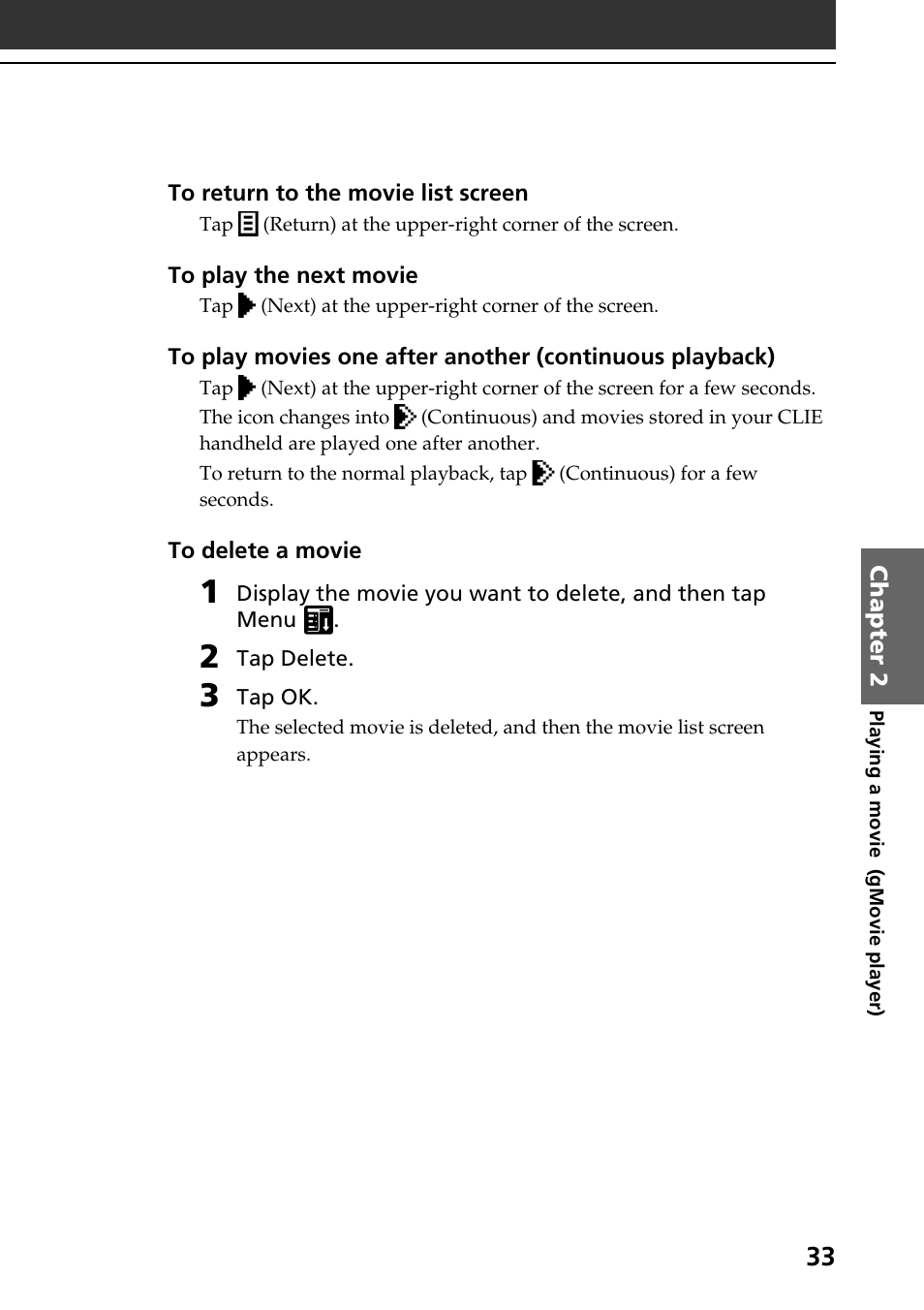 Sony PEG-N610C User Manual | Page 33 / 50