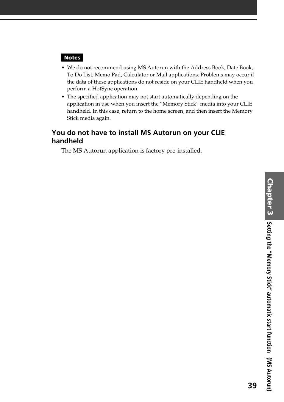 Chapter 3 | Sony PEG-N610C User Manual | Page 39 / 50