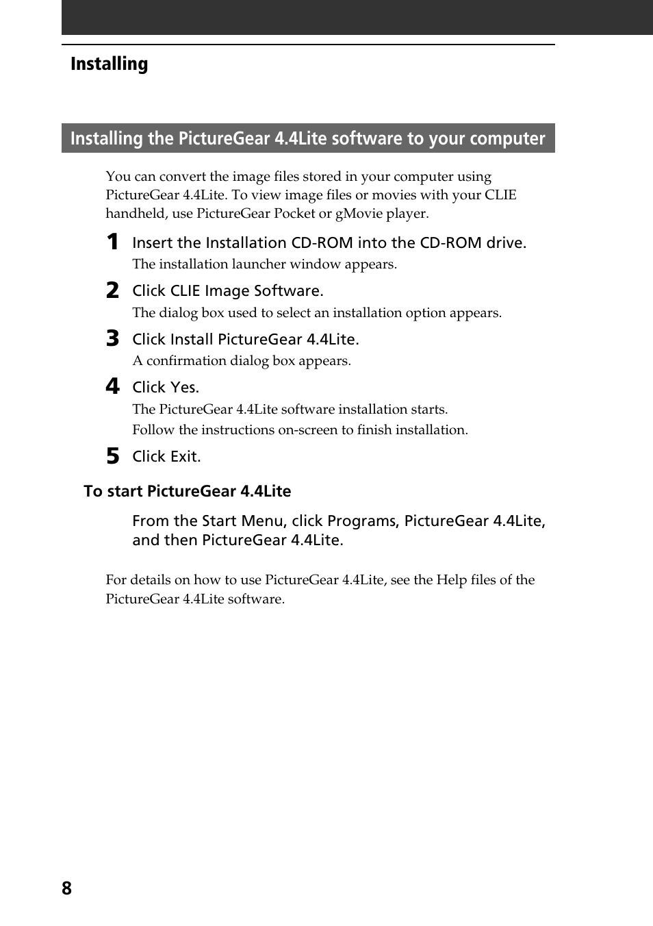 Sony PEG-N610C User Manual | Page 8 / 50