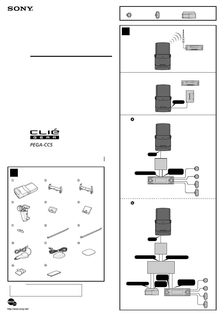 Sony PEGA-CC5 User Manual | 4 pages