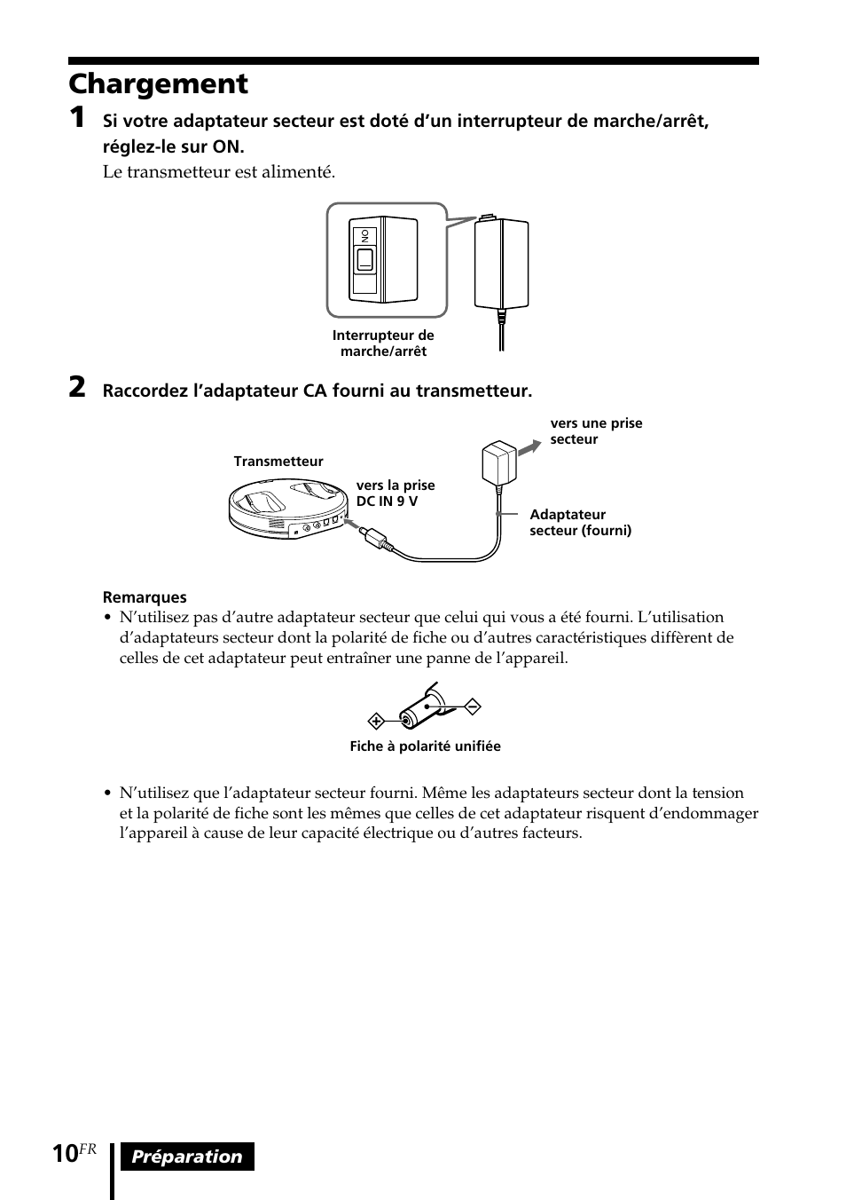 Chargement | Sony MDR-RF5000K User Manual | Page 38 / 88