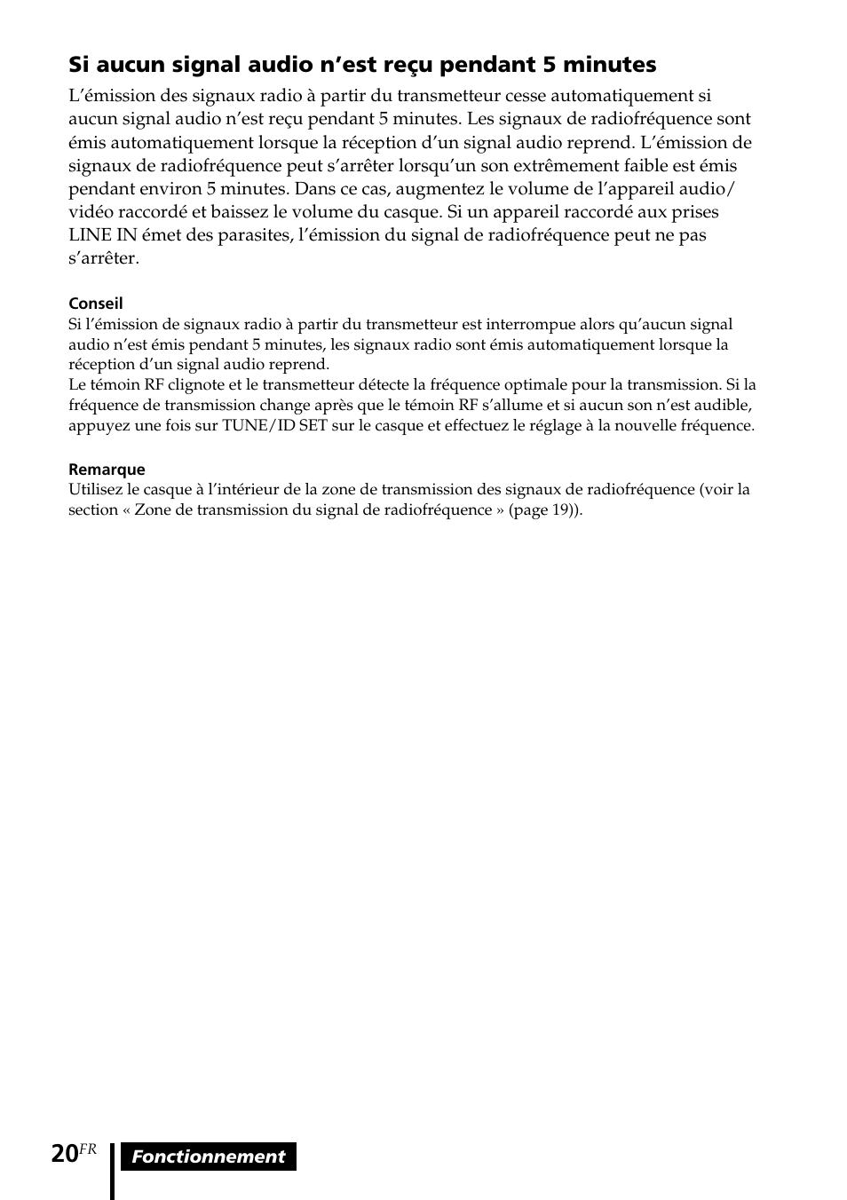 Sony MDR-RF5000K User Manual | Page 48 / 88