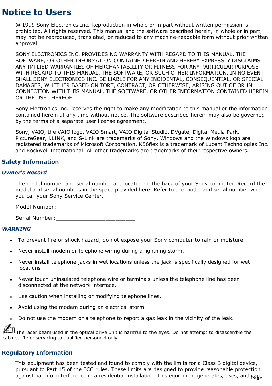 Sony PCV-E518DS User Manual | 776 pages