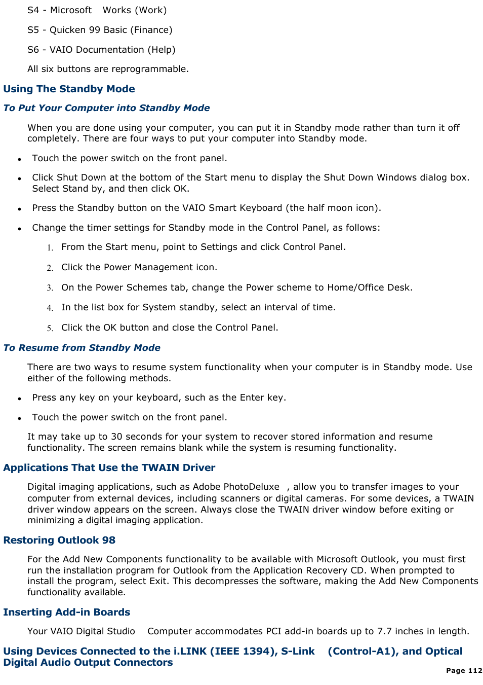 Sony PCV-E518DS User Manual | Page 112 / 776