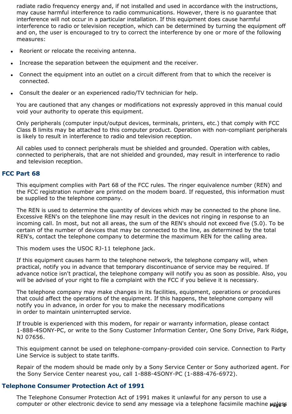 Sony PCV-E518DS User Manual | Page 2 / 776