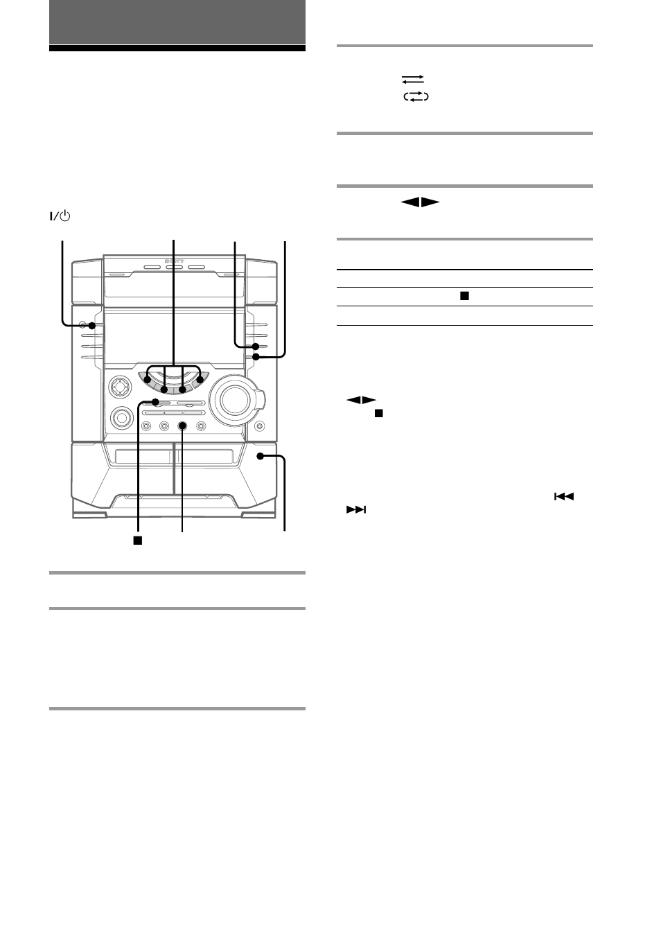 The tape deck, Recording on a tape manually | Sony MHC-BX5 User Manual | Page 23 / 48