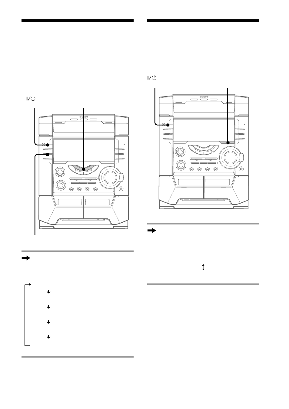 Changing the spectrum analyzer display, Selecting the surround effect | Sony MHC-BX5 User Manual | Page 29 / 48