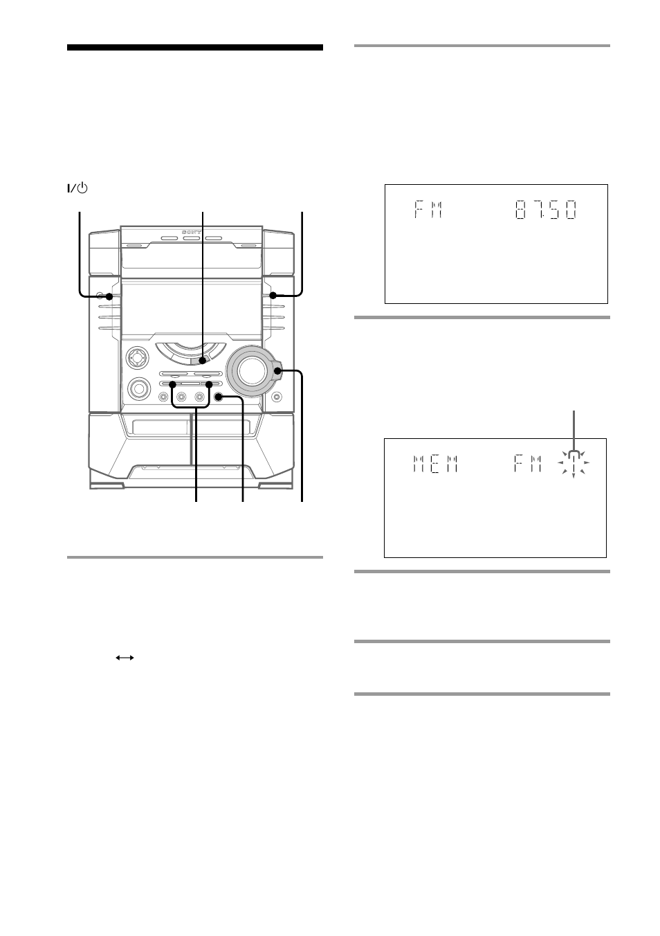 Step 3: presetting radio stations | Sony MHC-BX5 User Manual | Page 8 / 48