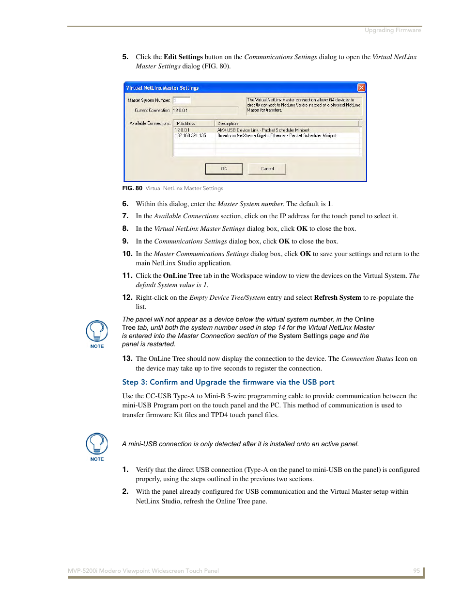 AMX Modero MVP-5200i User Manual | Page 103 / 186