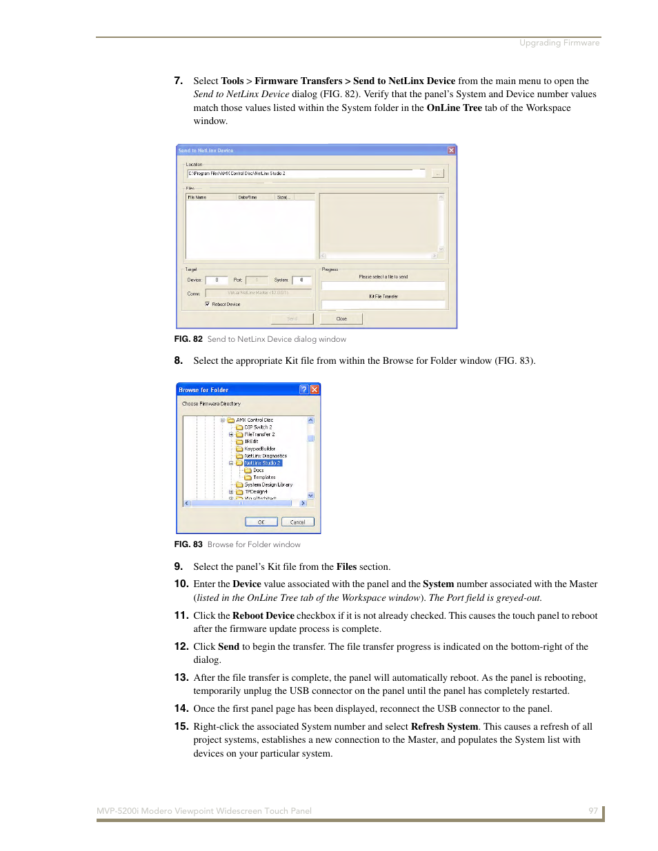 AMX Modero MVP-5200i User Manual | Page 105 / 186