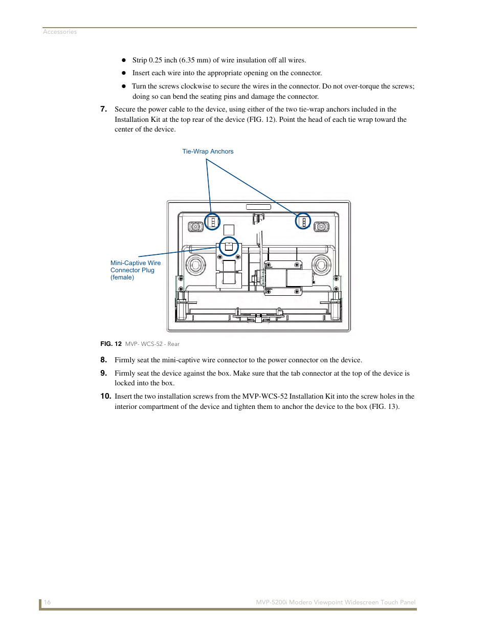 AMX Modero MVP-5200i User Manual | Page 24 / 186