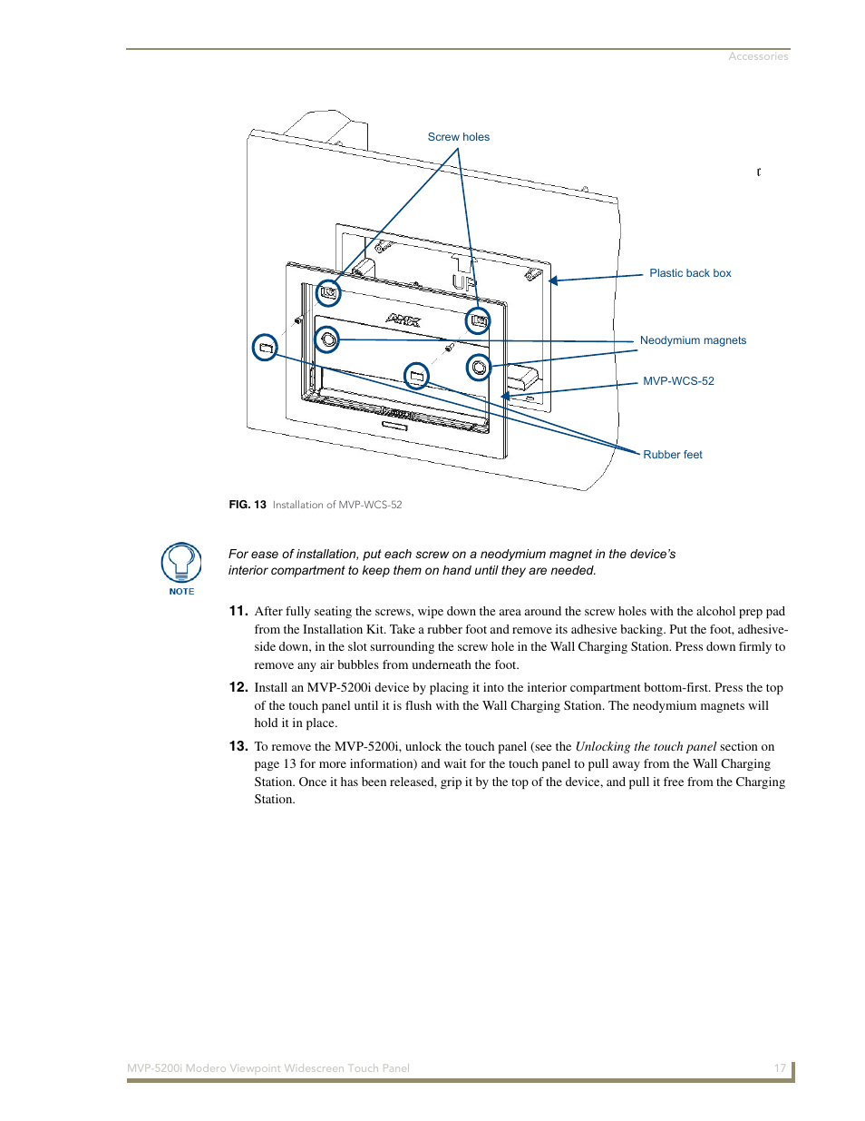 AMX Modero MVP-5200i User Manual | Page 25 / 186