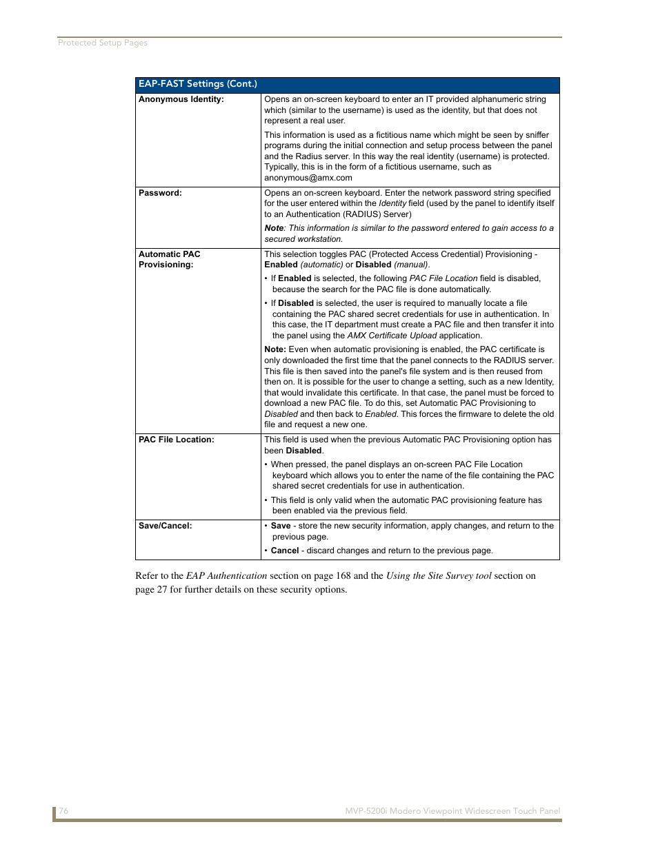 AMX Modero MVP-5200i User Manual | Page 84 / 186