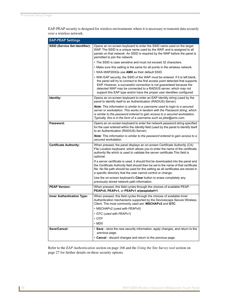 AMX Modero MVP-5200i User Manual | Page 86 / 186