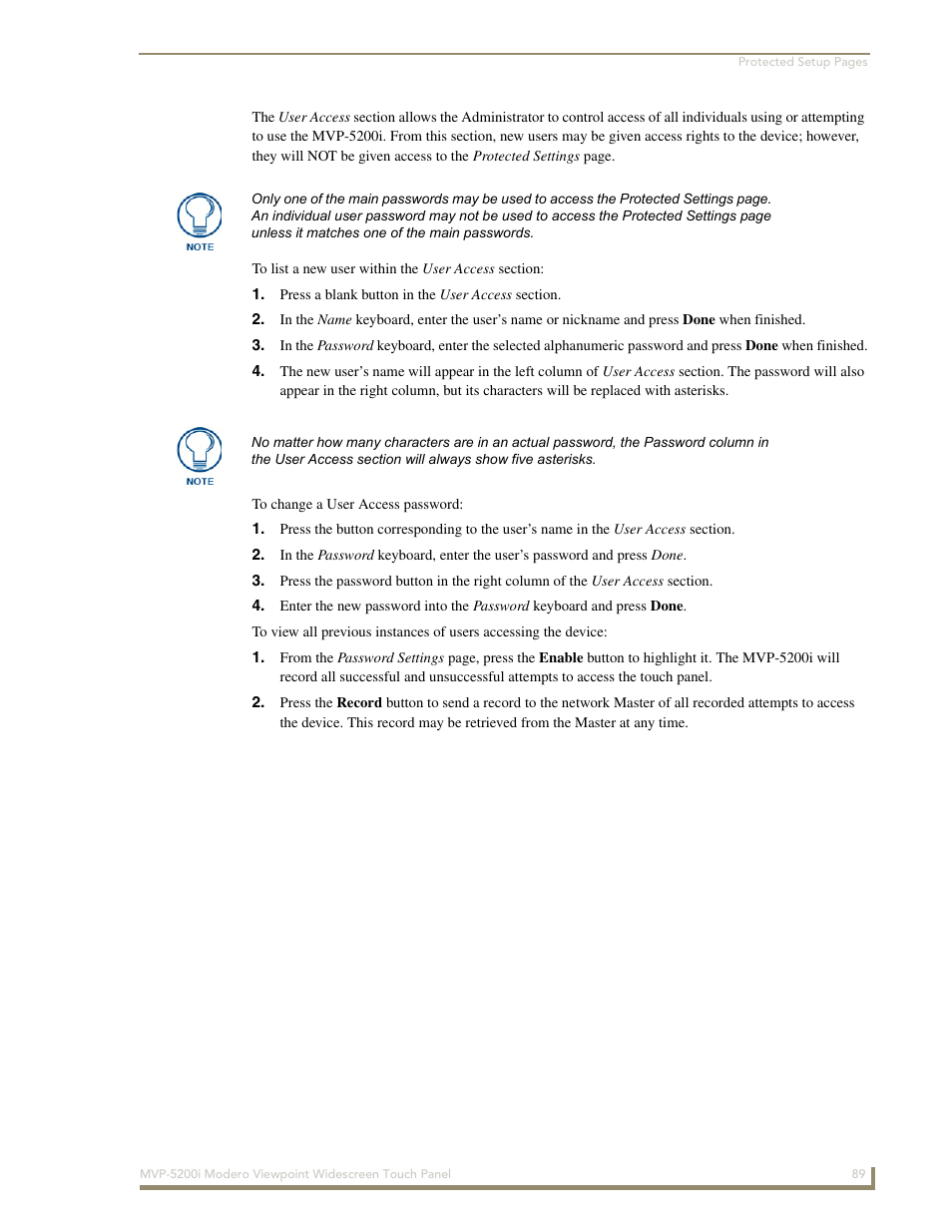 AMX Modero MVP-5200i User Manual | Page 97 / 186