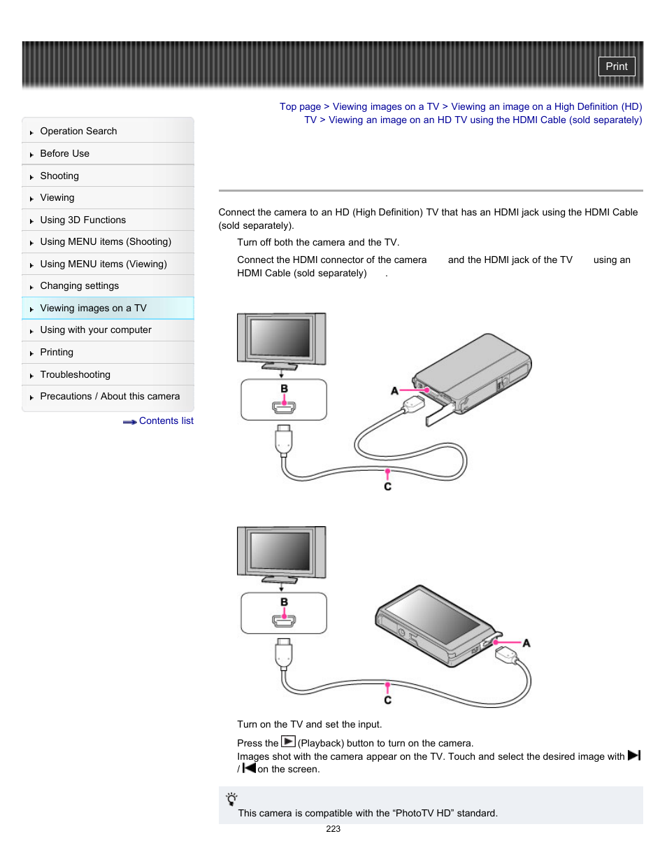 Sony DSC-TX10 User Manual | Page 223 / 296