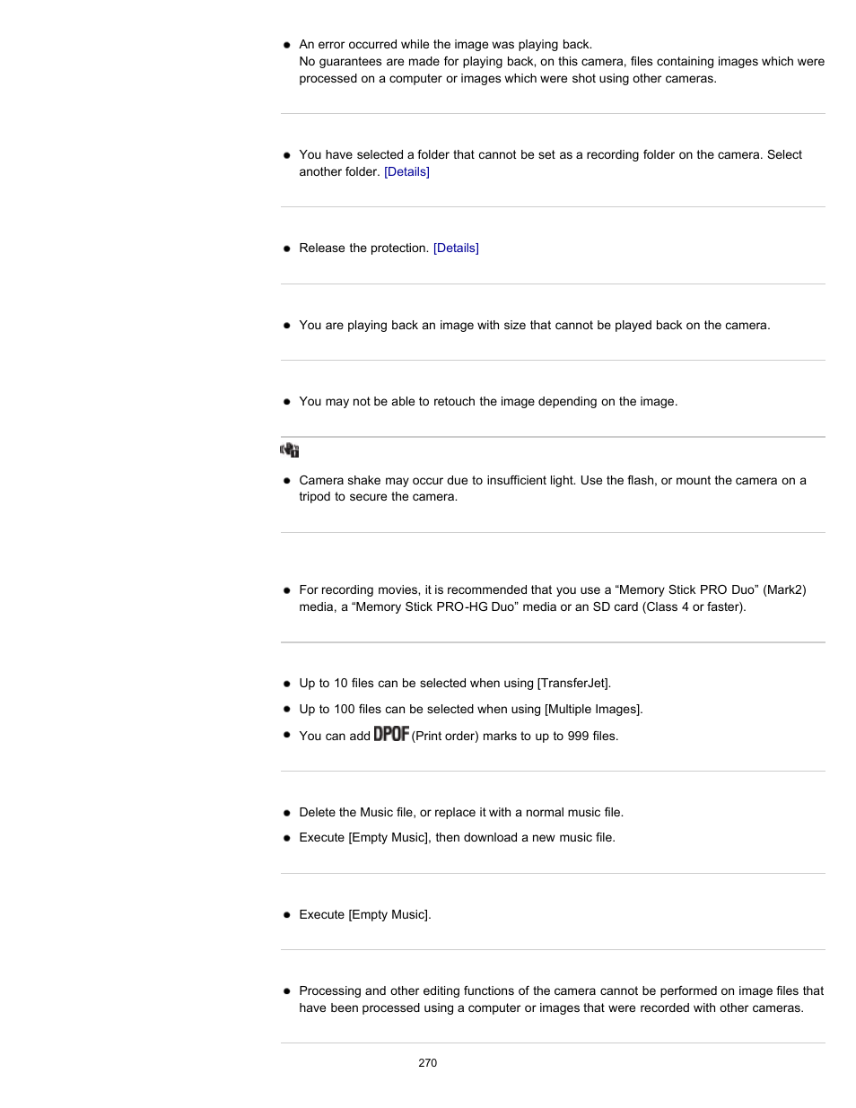 Sony DSC-TX10 User Manual | Page 270 / 296