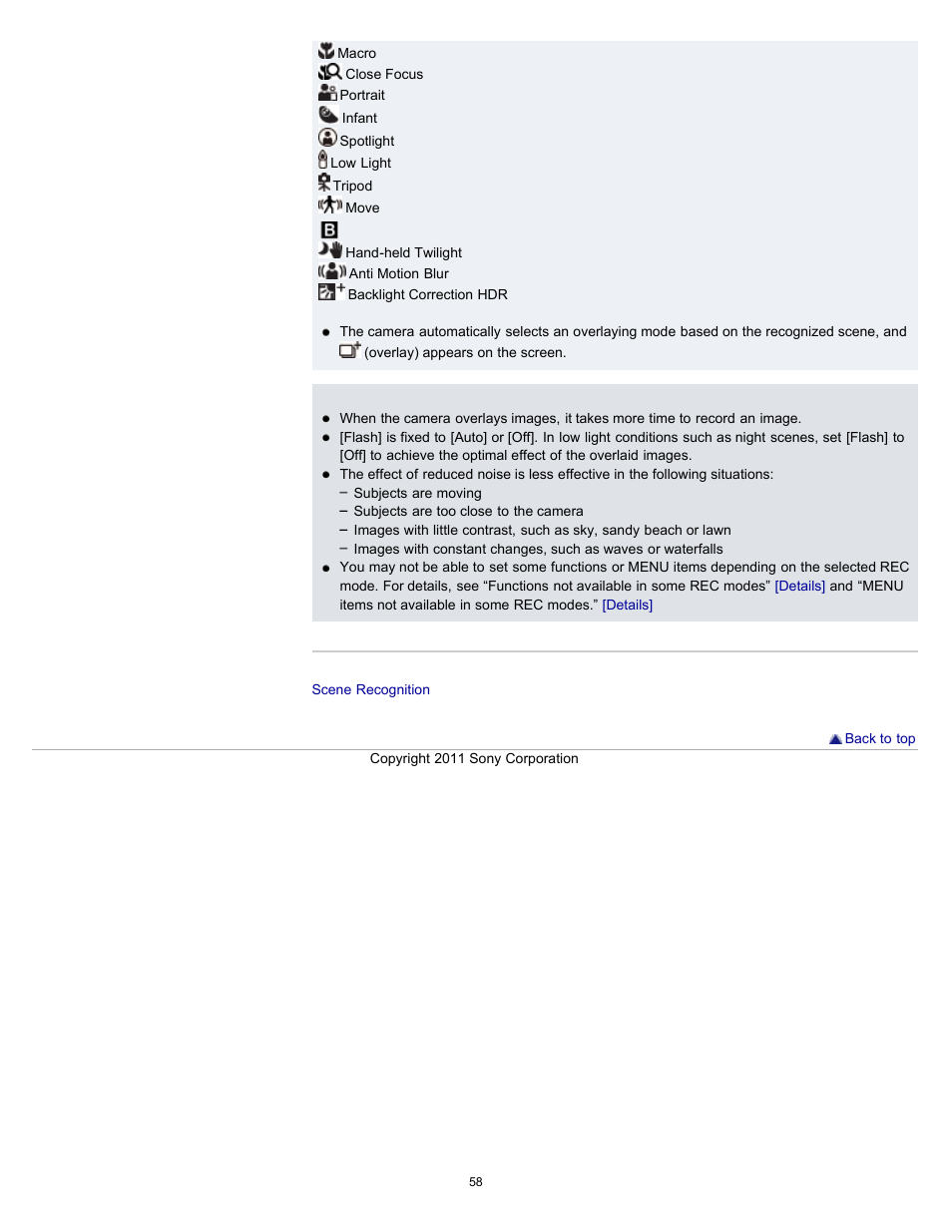 Sony DSC-TX10 User Manual | Page 58 / 296