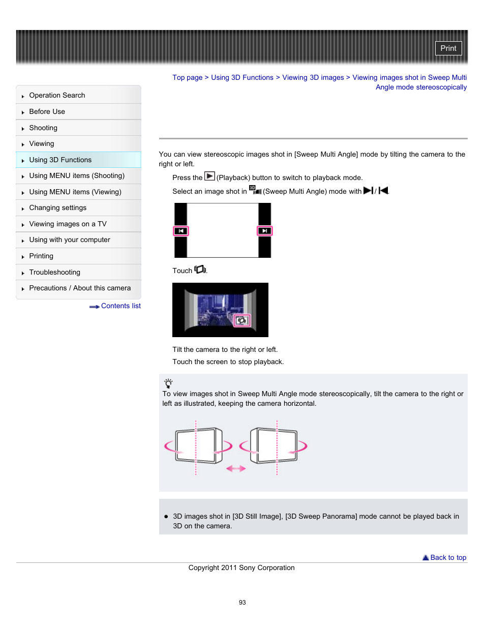 Sony DSC-TX10 User Manual | Page 93 / 296