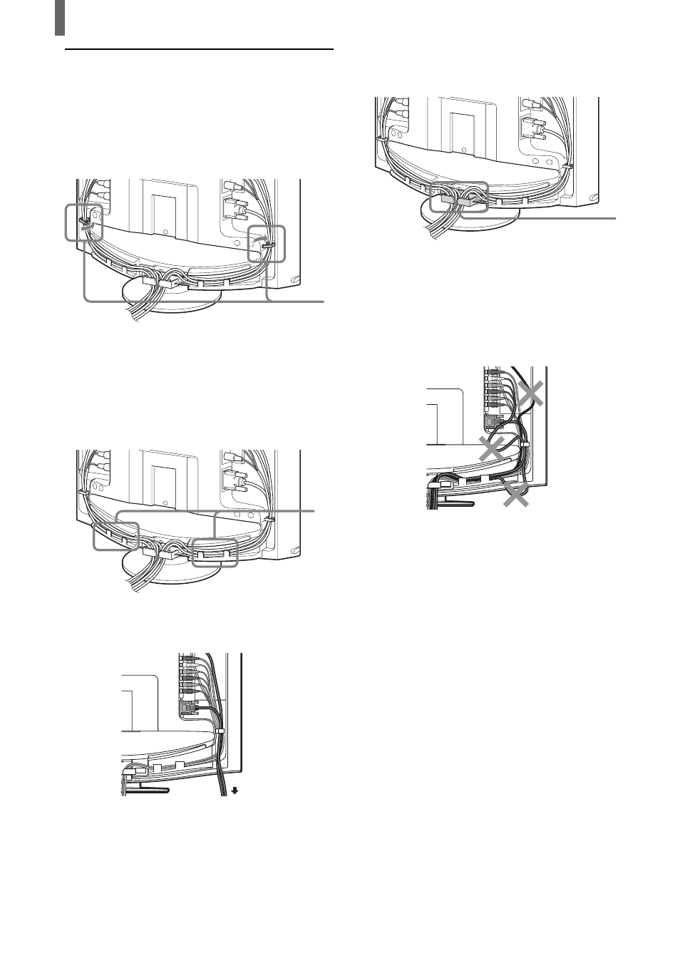 Bundling cords and cables | Sony KLV-23HR2 User Manual | Page 10 / 84