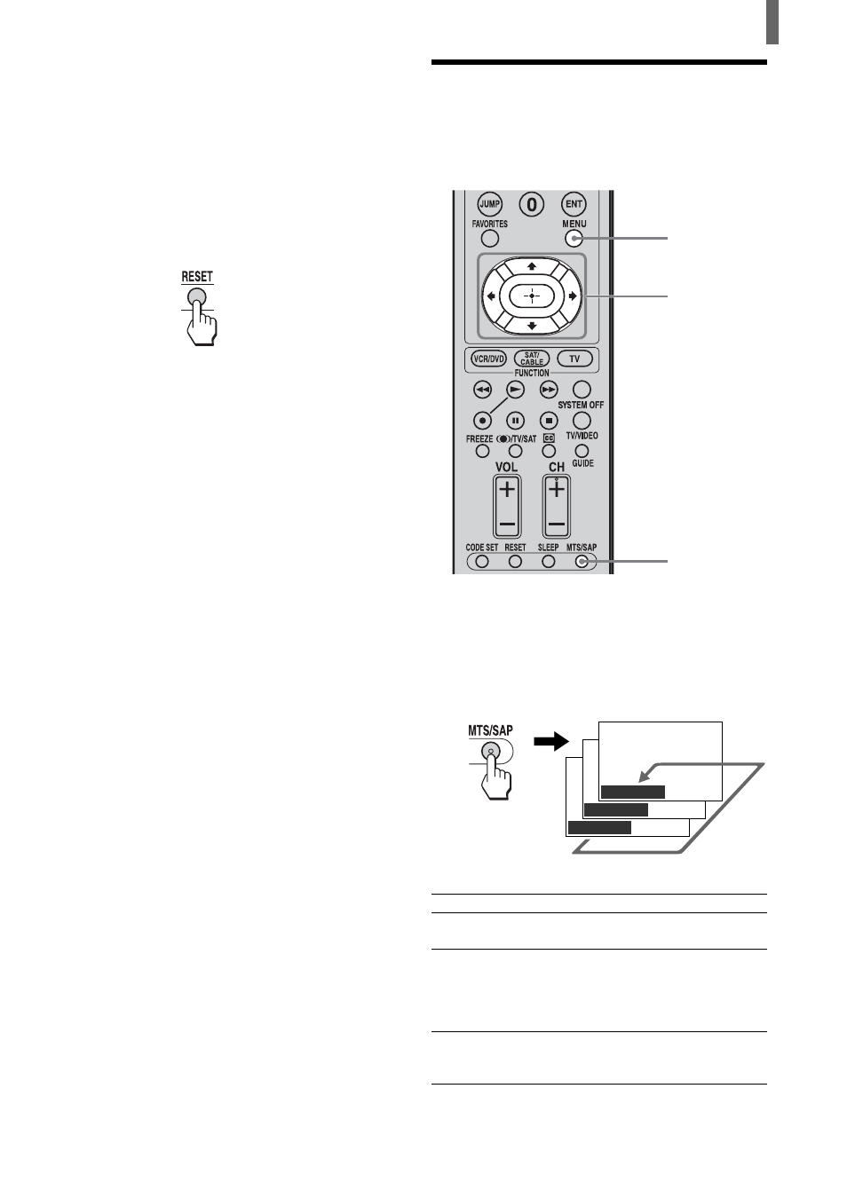 Selecting stereo or bilingual programs | Sony KLV-23HR2 User Manual | Page 45 / 84