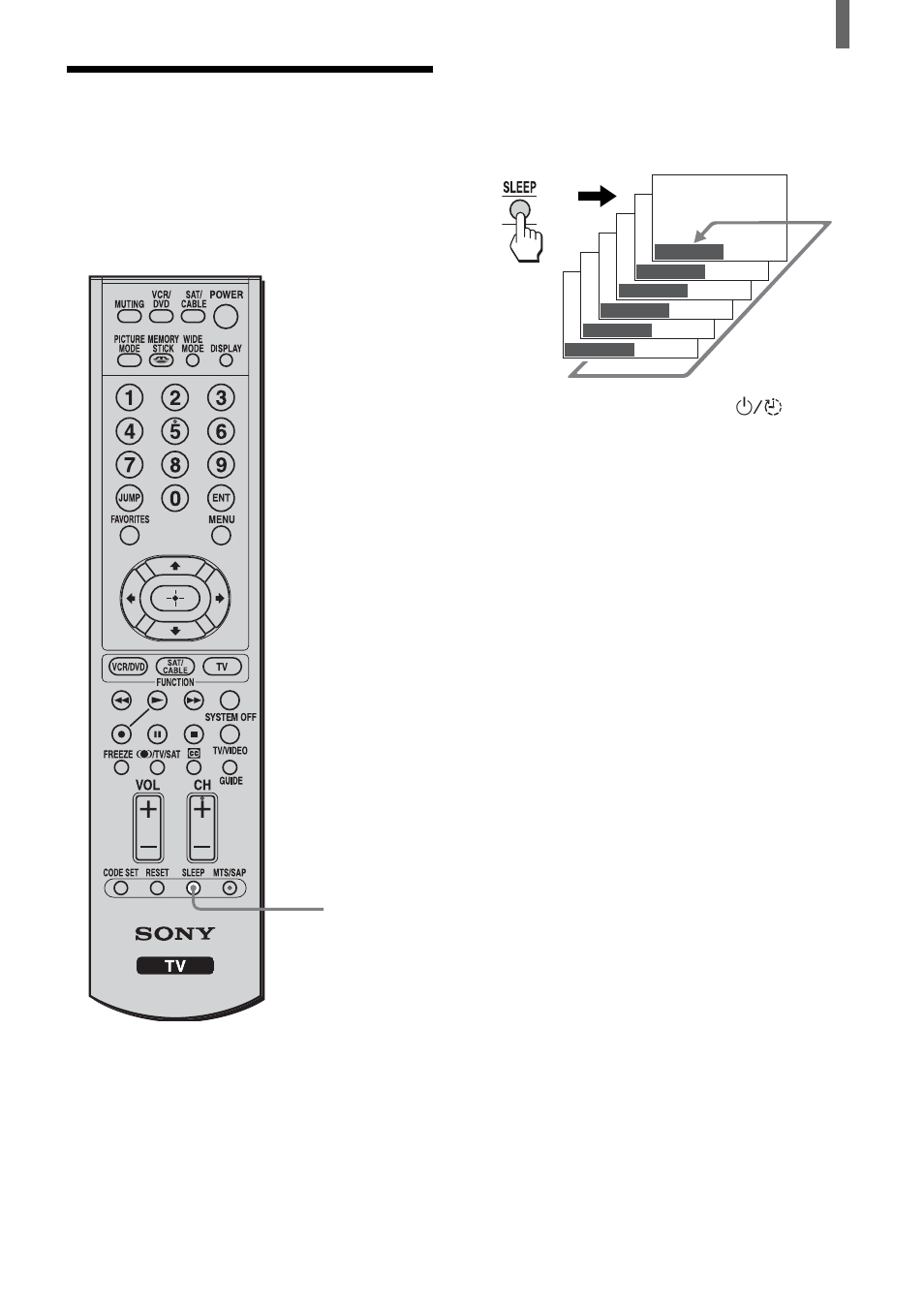 Turning off the tv automatically | Sony KLV-23HR2 User Manual | Page 55 / 84