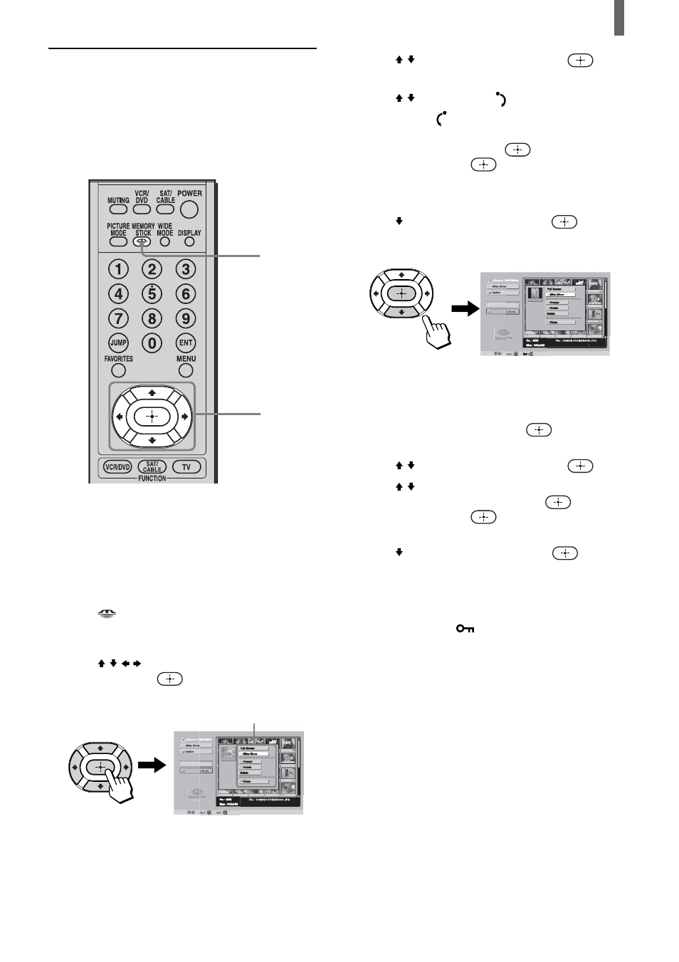 Rotating and viewing your digital photos | Sony KLV-23HR2 User Manual | Page 65 / 84