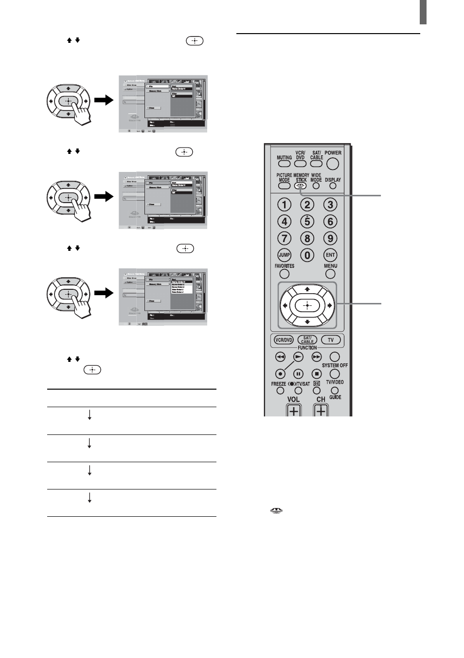 Selectively displaying digital photos or movies | Sony KLV-23HR2 User Manual | Page 73 / 84