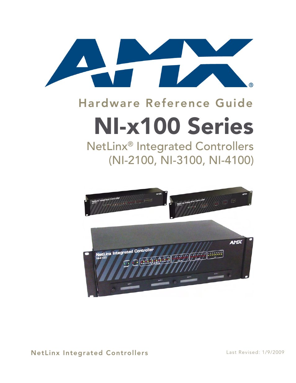 AMX NetLinx Integrated Controller NI-3100 User Manual | 36 pages