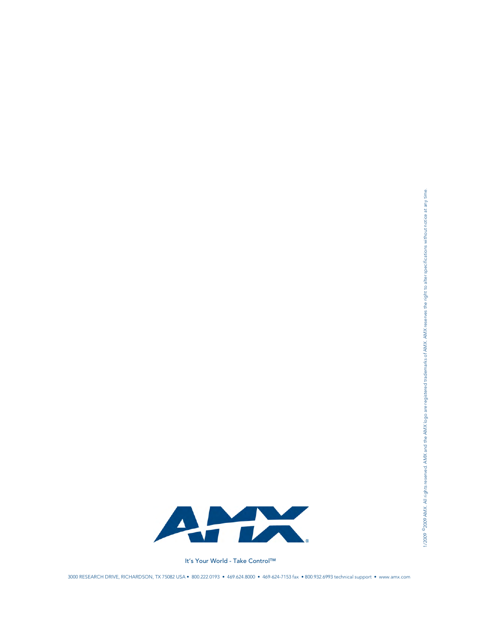 AMX NetLinx Integrated Controller NI-3100 User Manual | Page 36 / 36