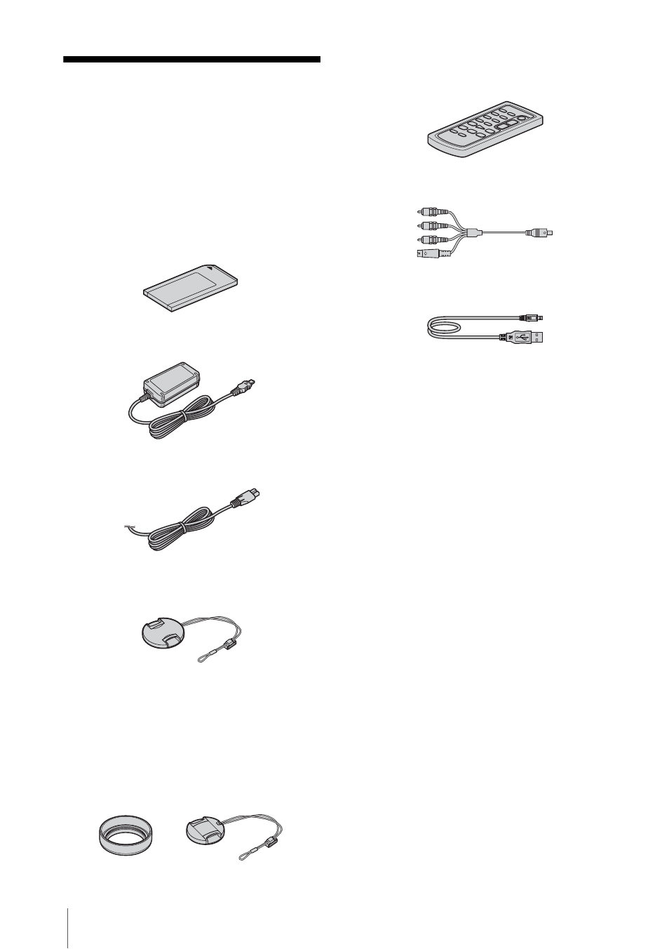 Getting started, Step 1: checking supplied items | Sony DCR-PC330 User Manual | Page 12 / 136