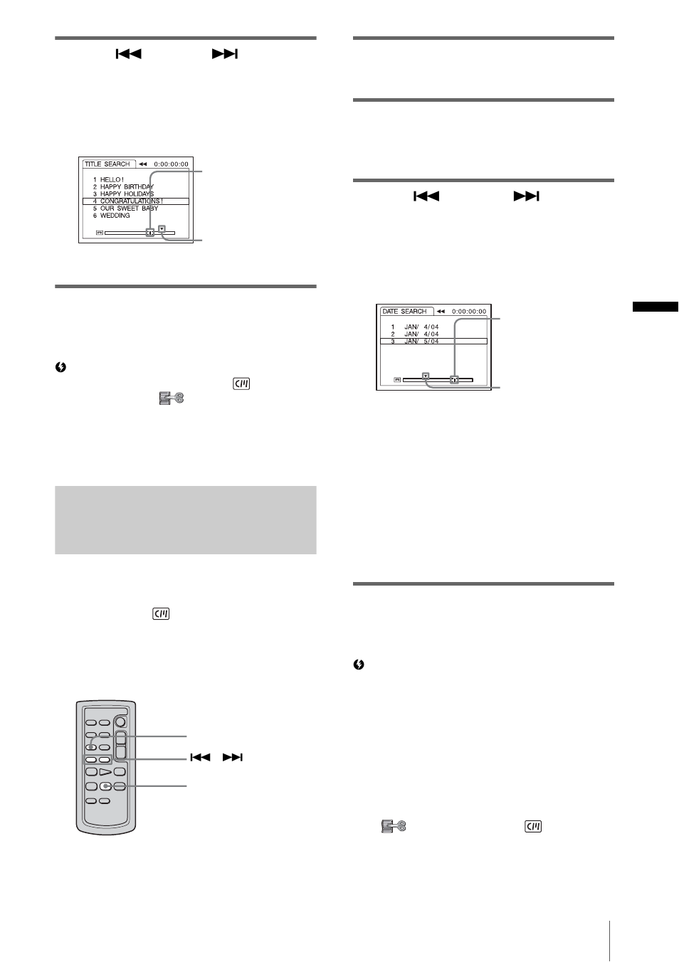 P. 55), Pla yba ck | Sony DCR-PC330 User Manual | Page 55 / 136