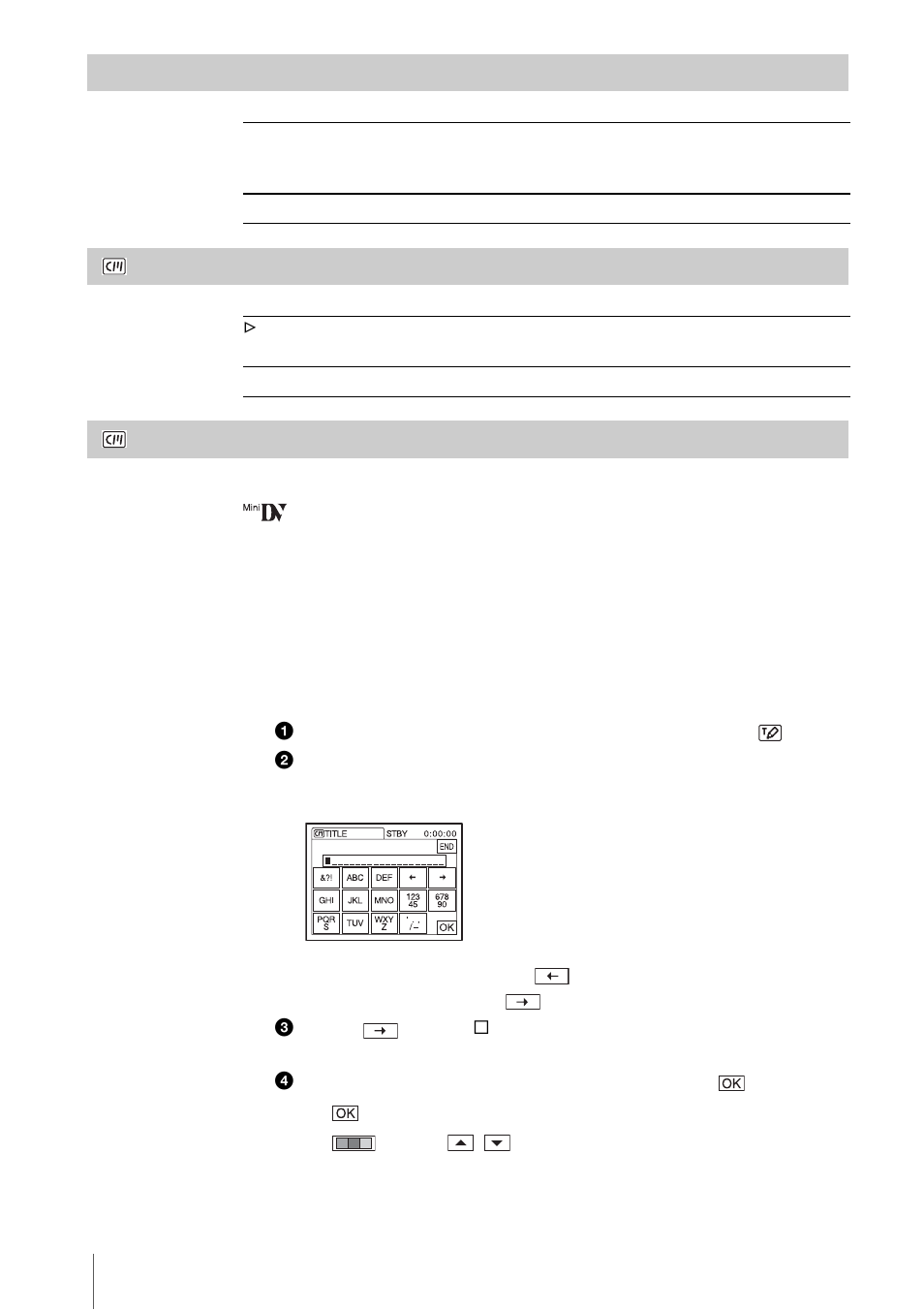 Itle] (p. 74), End search search title | Sony DCR-PC330 User Manual | Page 74 / 136