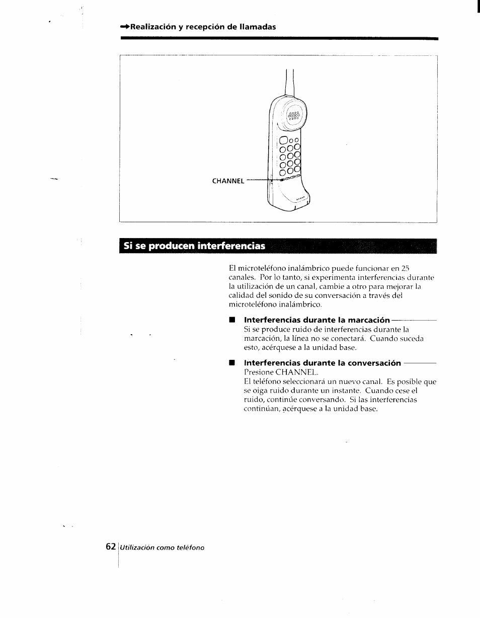 Si se producen interferencias | Sony SPP-AQ25 User Manual | Page 65 / 88