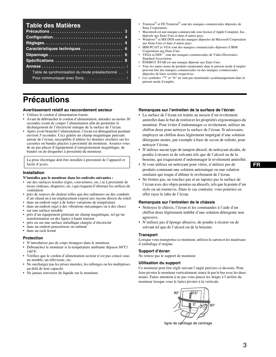 Sony HMD-A440 User Manual | Page 9 / 24