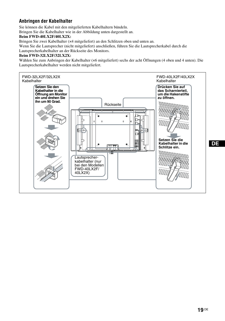 Sony FWD-32LX2F User Manual | Page 131 / 255