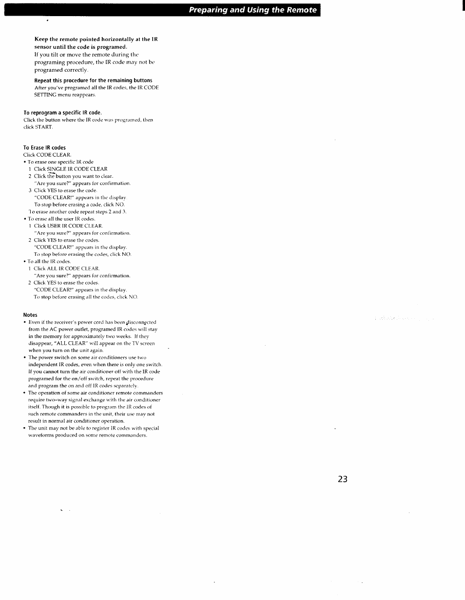 Preparing and using the remote | Sony STR-DE905G User Manual | Page 23 / 51