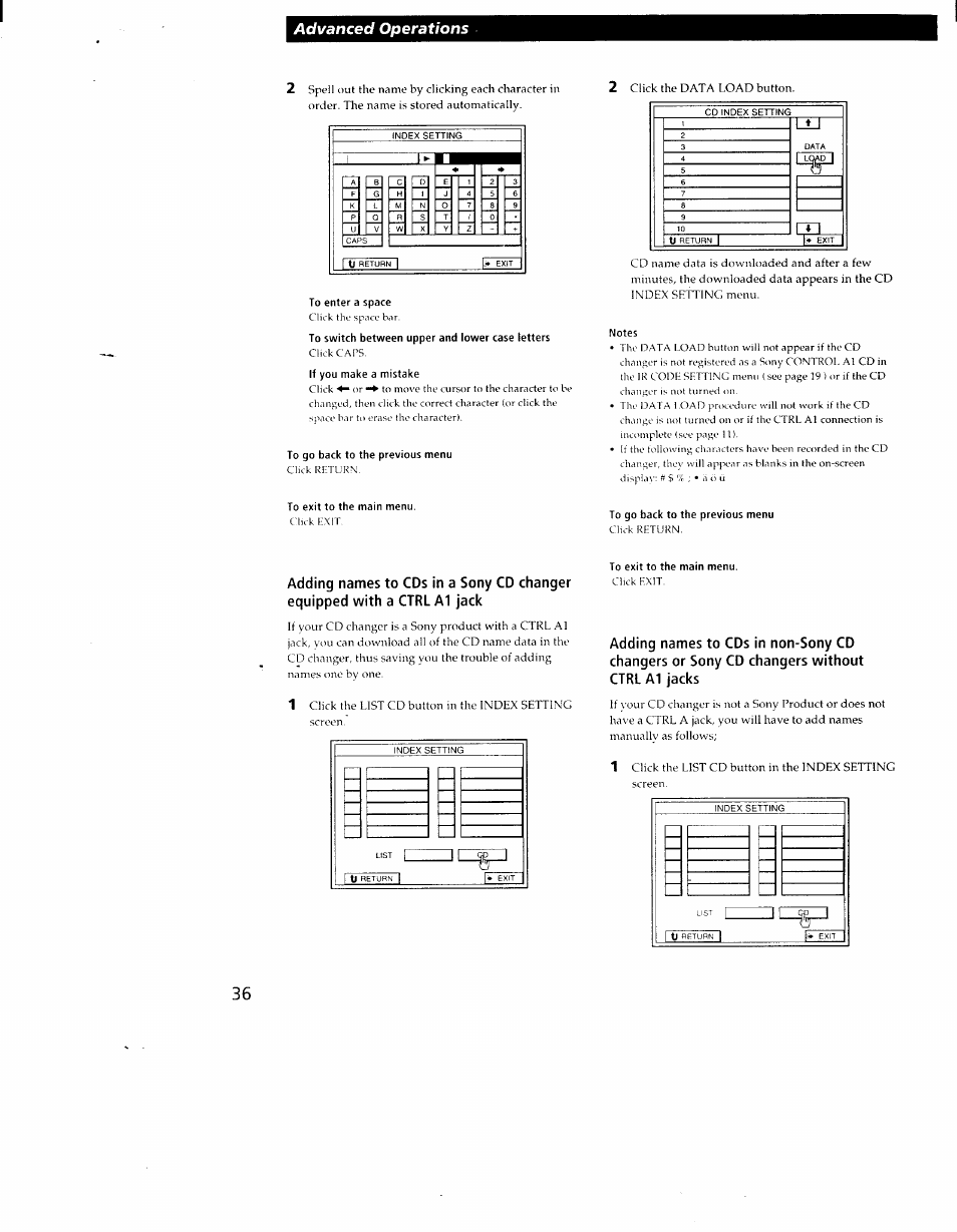 Advanced operations | Sony STR-DE905G User Manual | Page 36 / 51