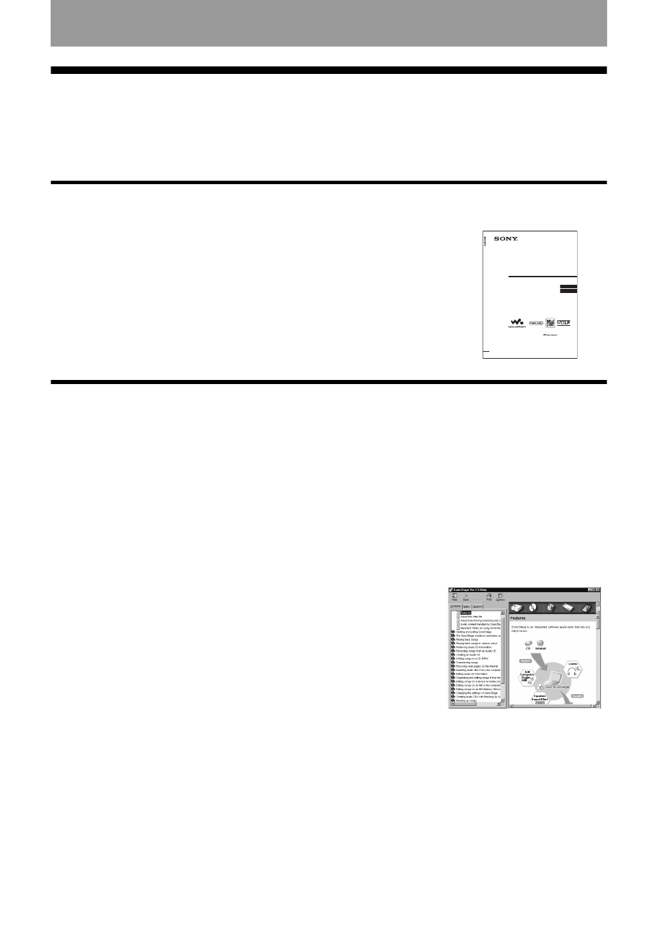 12 before using this product, When using the recorder, Troubleshooting and explanations (page 72) | Other information (page 102) | Sony MZ-NF610 User Manual | Page 12 / 124