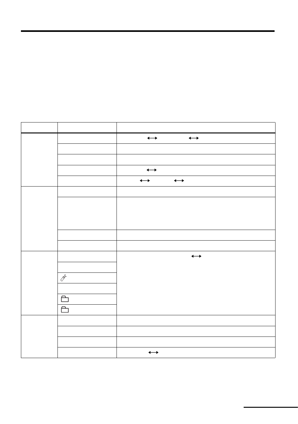 List of menus | Sony MZ-NF610 User Manual | Page 63 / 124