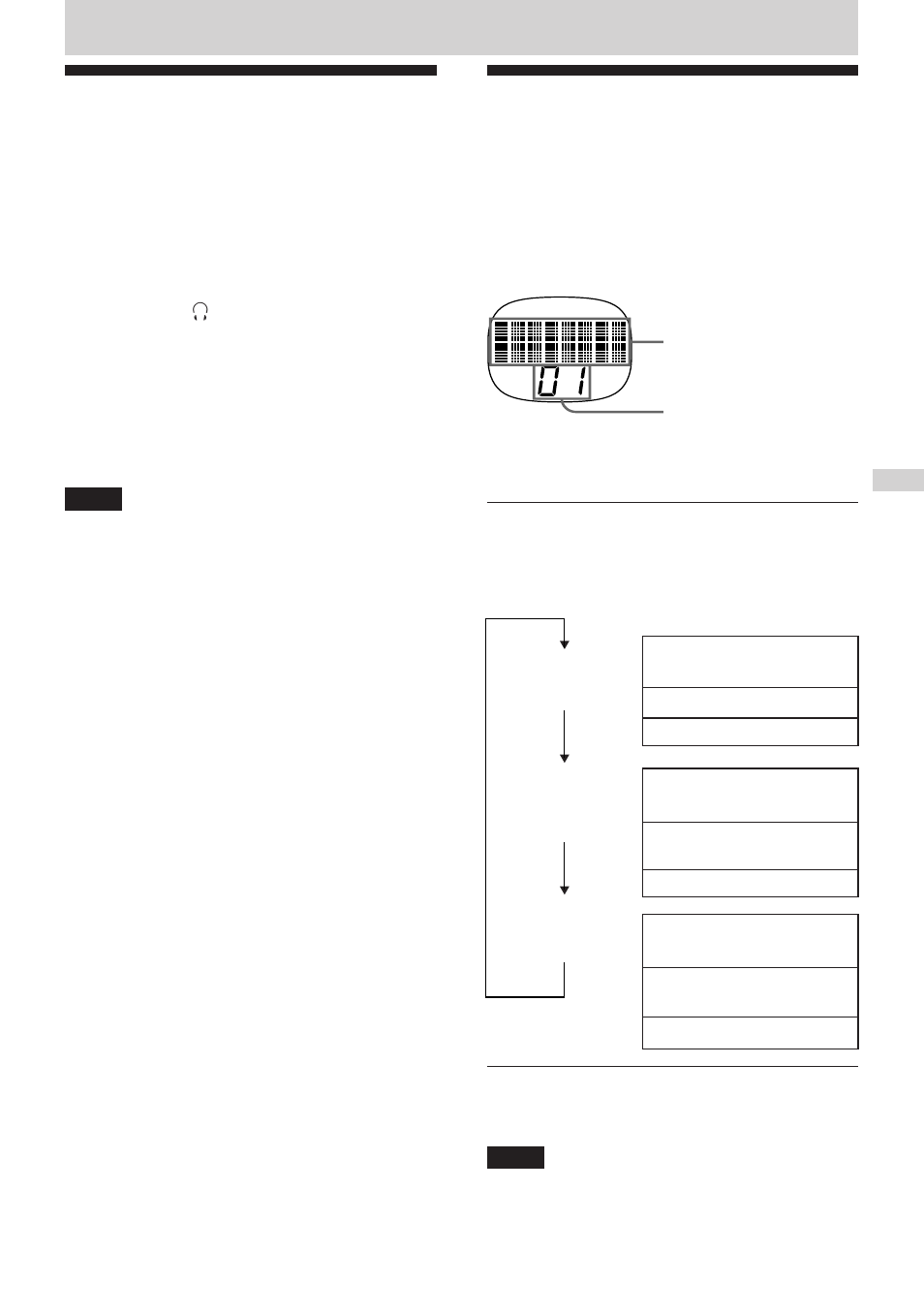 Available features, G-protection function, Displaying cd text information | Sony D-EJ01 User Manual | Page 13 / 28