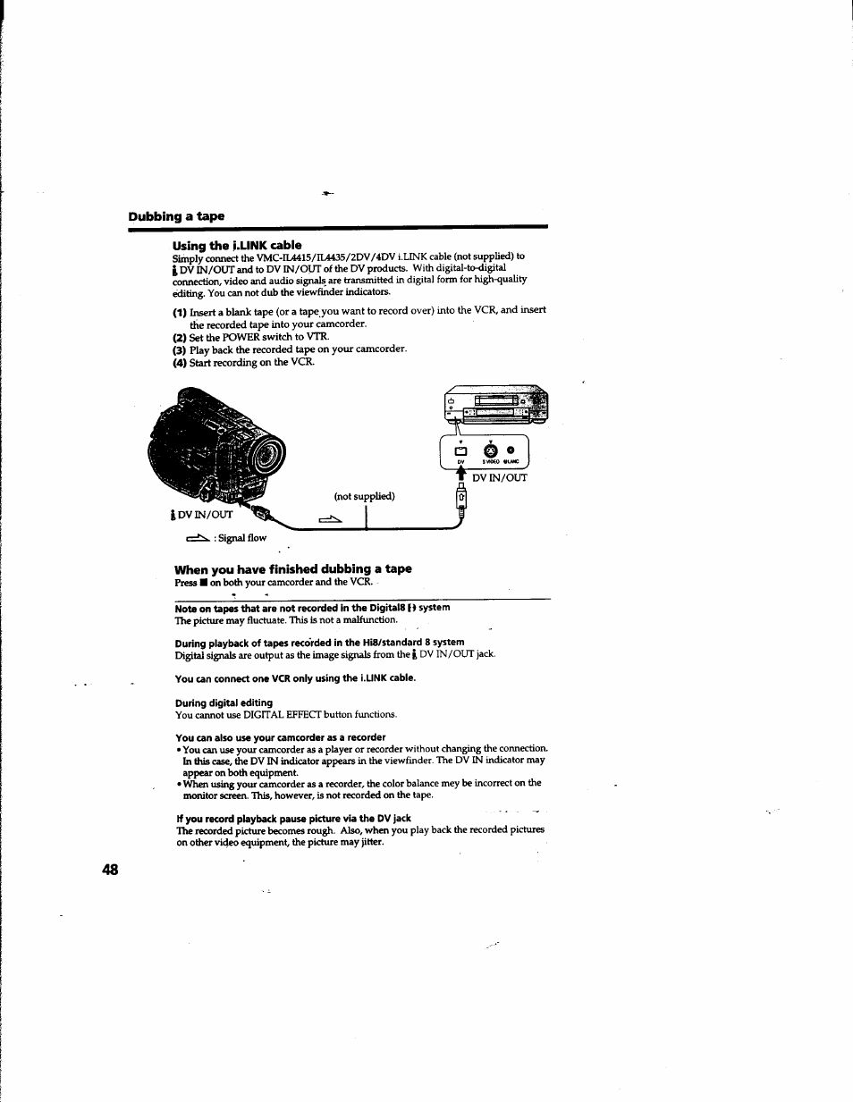 Sony DCR-TR7000 User Manual | Page 48 / 84