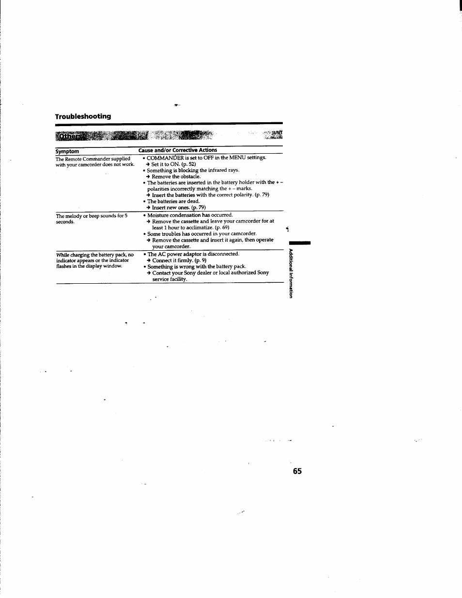 Sony DCR-TR7000 User Manual | Page 65 / 84