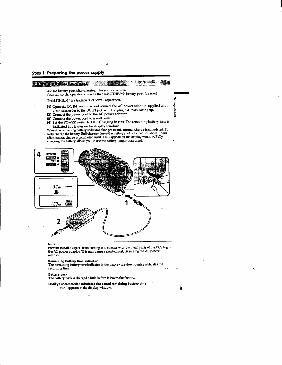 Sony DCR-TR7000 User Manual | Page 9 / 84