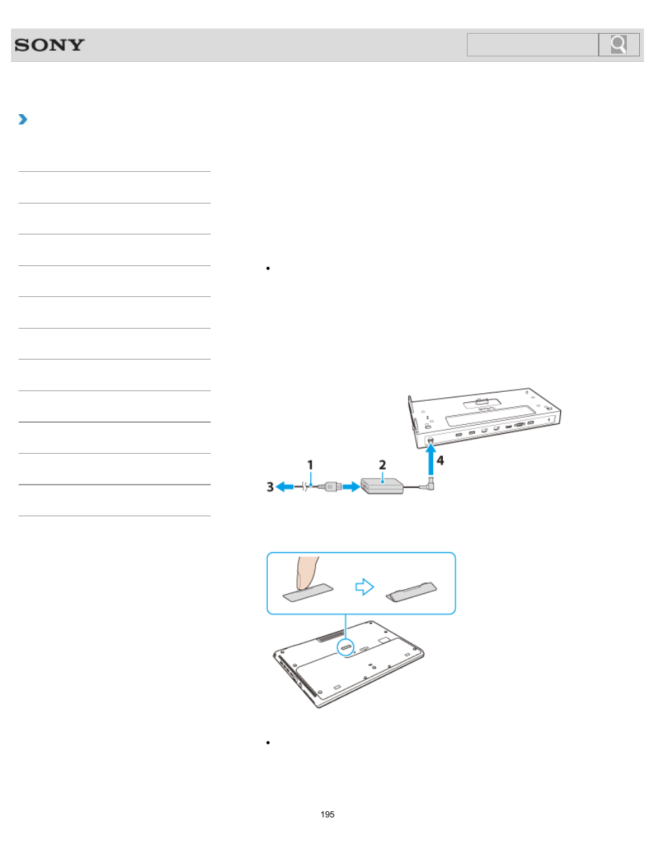 Attaching/detaching a port replicator, Details, How to use | Sony SVS1313ZDZB User Manual | Page 195 / 410