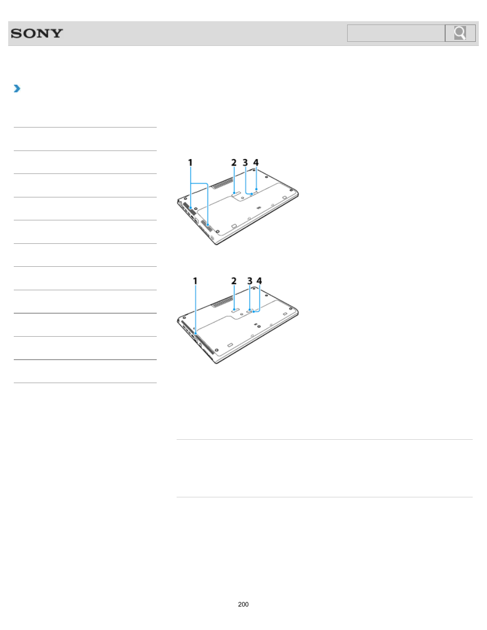 Parts and controls on the bottom, How to use | Sony SVS1313ZDZB User Manual | Page 200 / 410