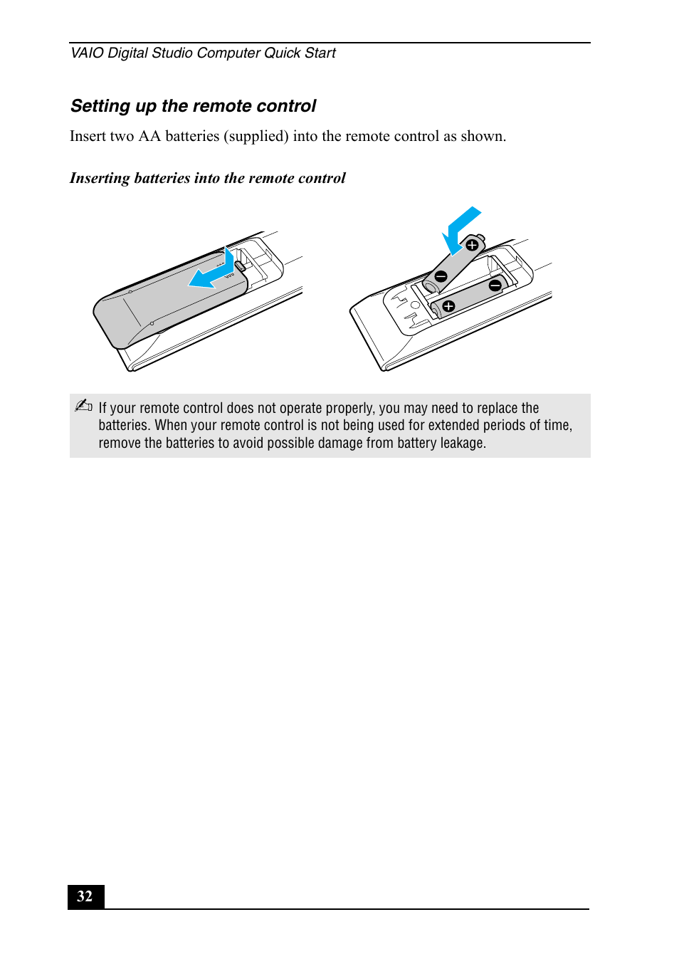 Sony VGC-RA910G User Manual | Page 32 / 80